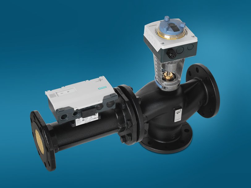 Intelligent valve from Siemens combines energy efficiency and comfort uniquely